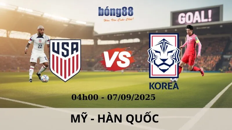 Soi Kèo Bóng Đá - Mỹ vs Hàn Quốc 07/09/2025